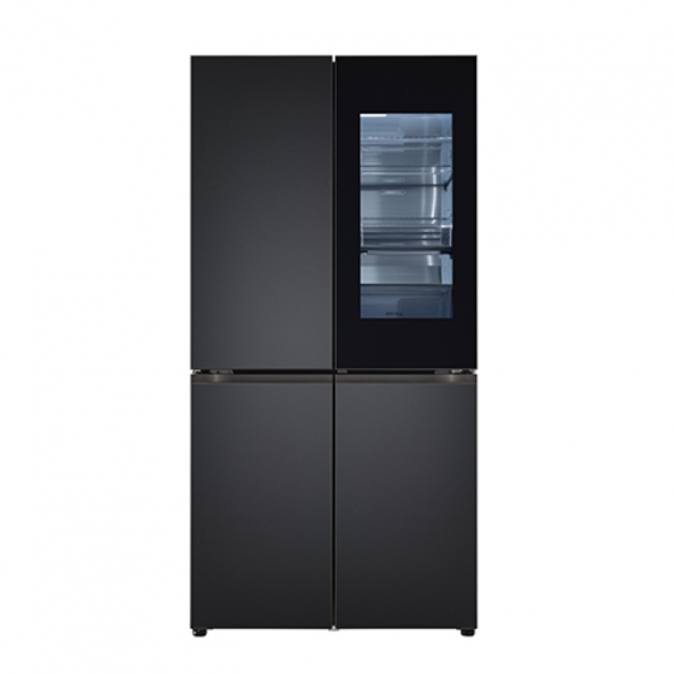 LG 오브제컬렉션 냉장고 노크온 매직스페이스 맨해튼 미드나잇 색상 M870SMM451