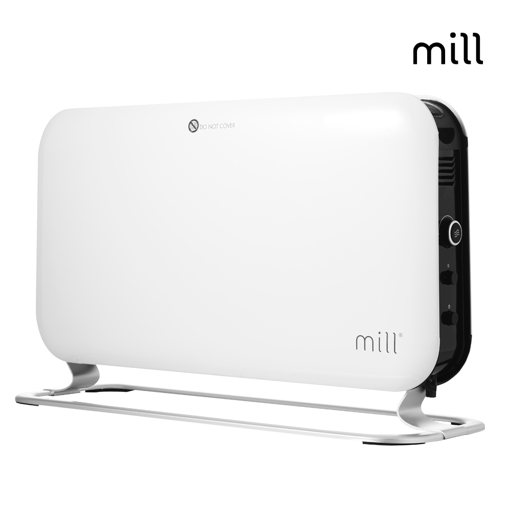 밀 북유럽 전기 컨벡터 히터 가정용 사무용 온풍기 MILL1200E ON/OFF 타이머 기능 / 스탠드형